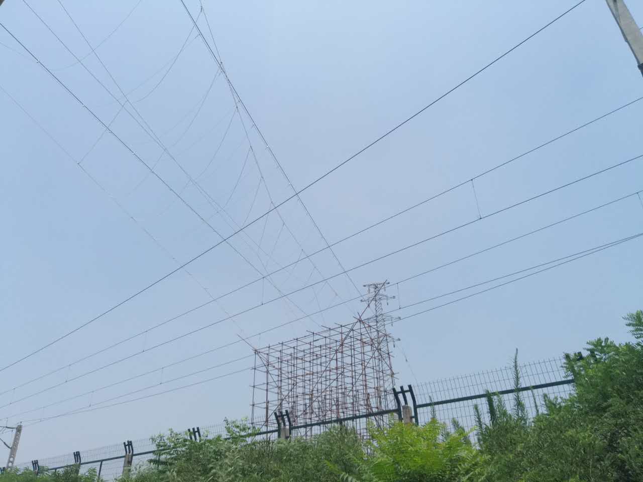 朝川焦化线跨铁路保护网